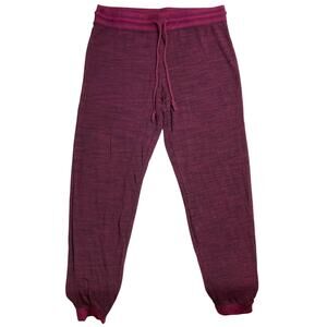 Felina Women Sleepwear Pijama Pants size M Red Stretchy Comfy Drawstring